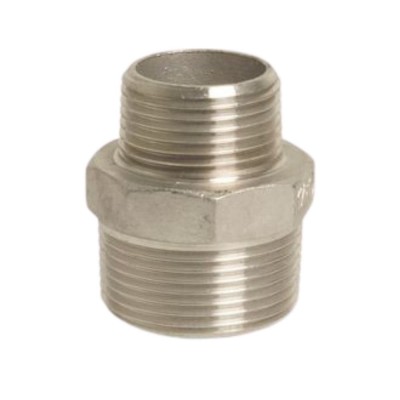 Niplu Reductor Inox 3/4 x 1/2, Racord Filetat V4A foto