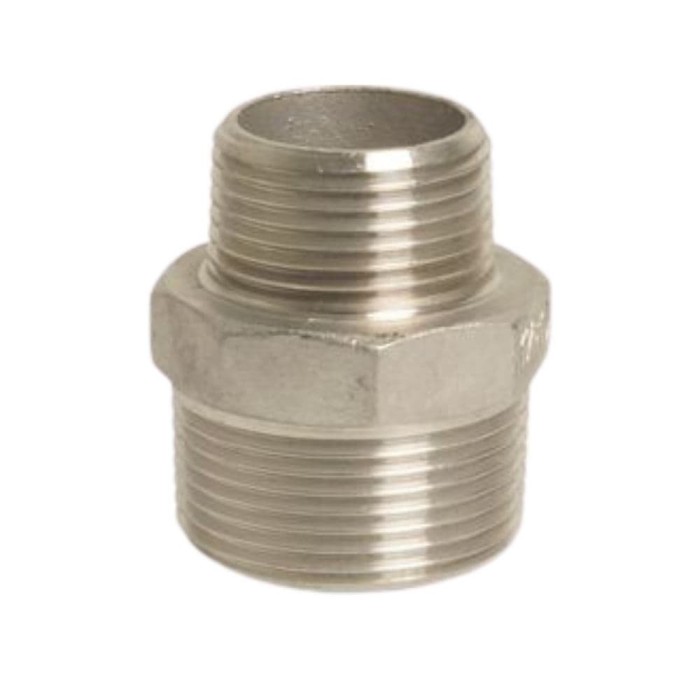 Niplu Reductor Inox 3/4 x 1/2, Racord Filetat V4A