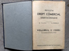 REVISTA DE DREPT COMERCIAL SI STUDII ECONOMICE VOL.II/1935 foto