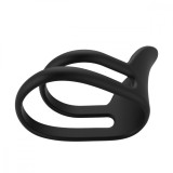 Inel Dublu de Penis Jervy Silicon Negru Mokko Toys Good Vibes