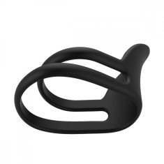 Inel Dublu de Penis Jervy Silicon Negru Mokko Toys Good Vibes