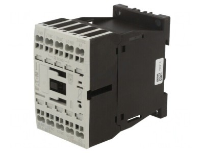 Contactor 4-poli 24VDC 4A pentru șină DIN foto