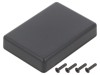 Carcasă universală ABS neagră 50x70x15mm IP40