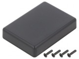 Carcasă universală ABS neagră 50x70x15mm IP40