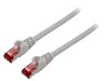 Cablu Patch Cord Goobay S/FTP Cat 6 2m Gri, Ecranat, Cupru, LSZH