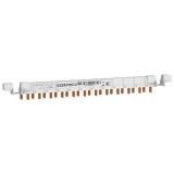 Pieptene 1P+N pentru 12 module, distributie electrica modulara, montaj rapid