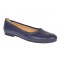 Balerini dama casual, din piele naturala bleumarin - FLO3BL