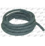 Furtun benzina 5x10mm - cu izolatie (protectie textila pe exterior) - culoare: negru (rola de 3 ml, pret per rola)