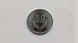 Nicaragua-50 Centavos 1997-UNC, America Centrala si de Sud