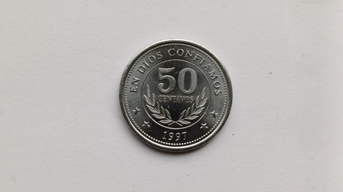 Nicaragua-50 Centavos 1997-UNC