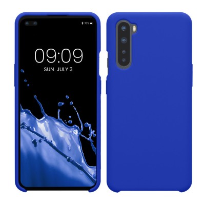 Husa Kwmobile pentru OnePlus Nord, Albastru, Silicon, KWM0000117M035C foto