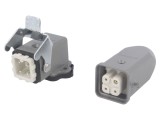 Conector HDC Tată Mamă Metal 4 3 PE 3A