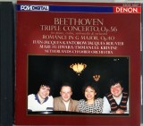 Beethoven Kantorow Fujiwara Krivinw - Triple Concerto _ NM / NM cd muzica clasica _ Denon Japonia 1987