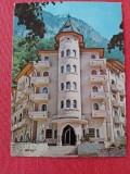 CPIB 23471 CARTE POSTALA - BAILE HERCULANE, HOTEL &quot;CERNA&quot;, CIRCULATA, 1974, STAMPILE, TIMBRU