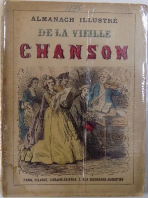 ALMANACH ILLUSTRE DE LA VIEILLE CHANSON , 1876 foto