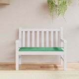 Cumpara ieftin Pernă de bancă de grădină, verde, 120x50x4 cm, textil oxford