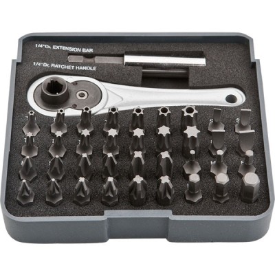 Set biti cu adaptor cu clichet neo tools 06-105 HardWork ToolsRange foto