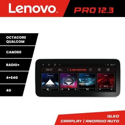 Navigatie Iveco Daily 2019- Lenovo PRO 4+64 12.3 inch qled android 4G DSP gps internet 8Core CarStore Technology