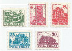 *Romania, LP 1262/1991, Hoteluri si cabane (uzuale II), MNH foto