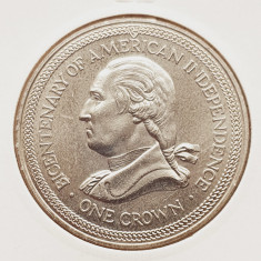 1495 Insula Man 1 Crown 1976 Elizabeth II (American Independence) km 37