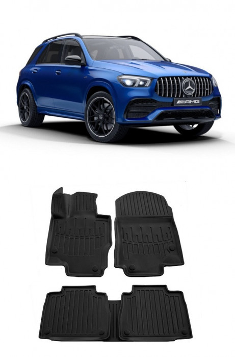 Set Covorase Auto Cauciuc dedicate Mercedes Benz W167 GLE (2018-2023)