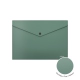 Mapa clasica A4, inchidere prin capsa, texturata, maxim 150 coli, plastic, verde