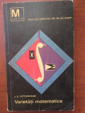 Varietati matematice- J. E. Littlewood