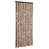 Cumpara ieftin Perdea pentru insecte, bej si maro deschis, 90x220 cm, Chenille