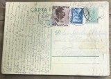 CP03 Carte postala veche 1937 Sanatoriul Vijnitza - Timisoara text rar portul Sudan Marea Rosie timbru Aviatie