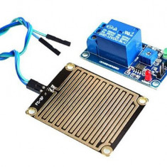 Modul releu 12V, senzor de ploaie cu 1 canal Arduino / Relay rain sensor (r.720)