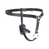 Ham X JOYRIDE Dual Delight Strap-On, cu inel pentru penis și plug anal detașabil, bretele ajustabile, negru