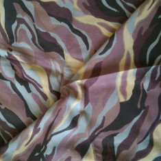 XM Material textil, stofulita vintigi cu model maro-galben, subtire, 2.9/0.89 m