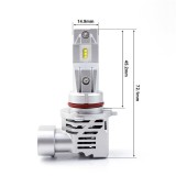 Kit 2 Becuri LED Auto Xentech Light M3 ZES CSP 55W 8000lm 6500K HB4 H7