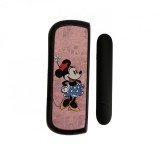 Set husa si capac plastic flippy, pentru iqos iluma, de protectie, capac magnetic, anti soc si zgarieturi, 20 gr, 12 x 4 x 2.5 cm, model minnie mouse,
