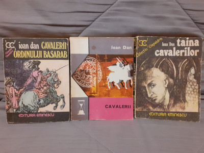 CAVALERII ORDINULUI BASARAB/CAVALERII/TAINA CAVALERILOR-IOAN DAN (3 VOL) foto