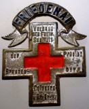 I.587 INSIGNA WWI GERMANIA CRUCEA ROSIE FRIEDENAU BRANDENBURG ROTHES KREUZ, Europa