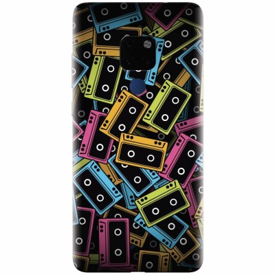 Husa silicon pentru Huawei Mate 20, Audio Cassette Color Vector foto