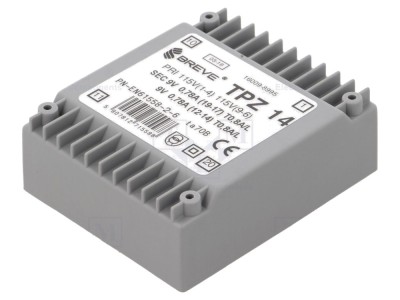 Transformator alimentare 14VA 9V PCB foto