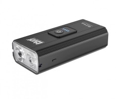 Lanterna iHunt Light Bike 1000 Black, LED, din aluminiu, Acumulator inclus,