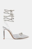 Aldo pantofi cu toc TENZIN culoarea transparent, 13805985 TENZIN