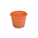 Ghiveci Hera diametru 22 cm, maro teracota