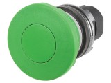 Comutator EAO 22mm acţionat prin apăsare verde fără Poz.i stab: 1