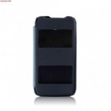 Husa Flip S-View Window Neagra pentru LG G3, Protectie Premium
