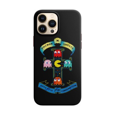 Husa compatibila cu Apple iPhone 14 Plus model Pacman N Ghosts,Silicon, Tpu, Viceversa foto