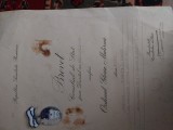 Brevet cu semnatura lui nicolae ceausescu