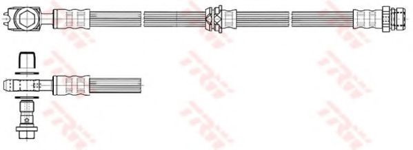 Conducta / cablu frana VW PASSAT Variant (3C5) (2005 - 2011) TRW PHD560
