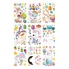 Set 119 Stickere Decorative Fereastra Aiweomi, PVC Multicolor pentru Camera Copilului