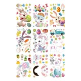 Set 119 stickere decorative pentru fereastra Aiweomi, PVC, multicolor