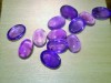 Ametist Natural Caboson Oval 7/4mm, Ideal Bijuterii: Cercei, Pandantiv. Piatră prețioasă violet, calitate superioară