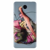 Husa silicon pentru Huawei Y6 2017, Beautiful Hand Art